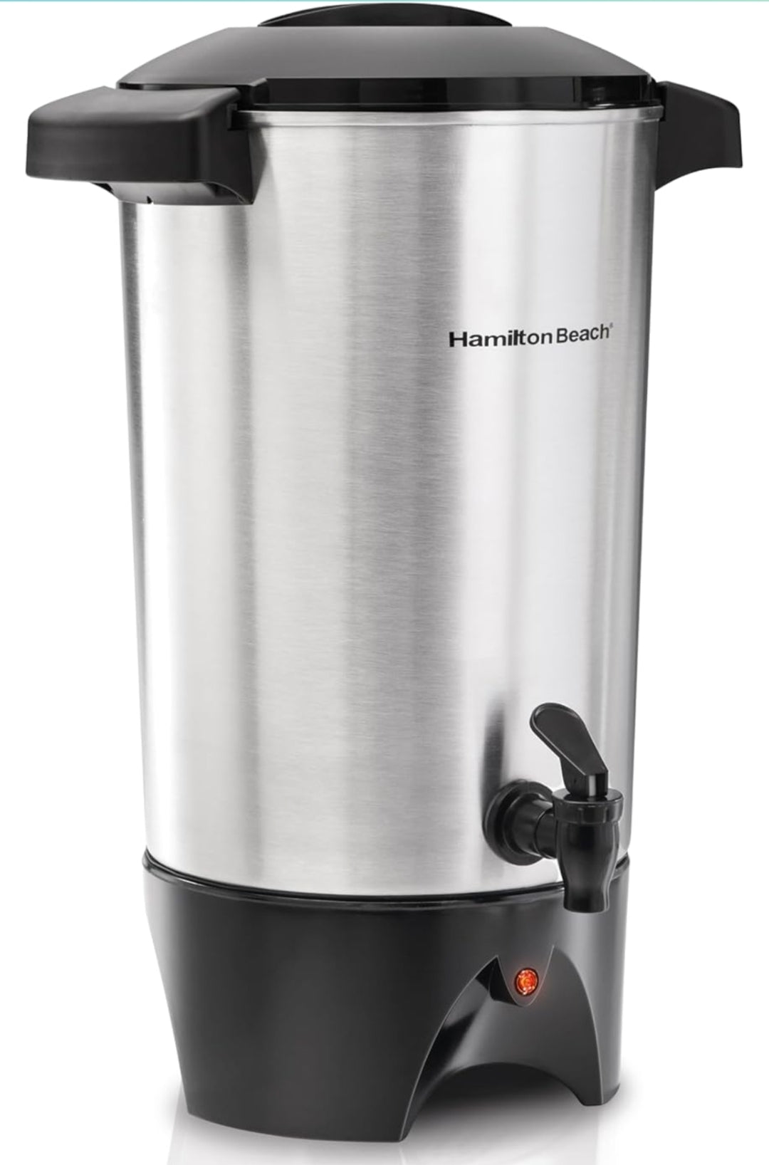 Hamilton Beach 45 Cup Coffee Urn and Hot Beverage Dispenser, Silver