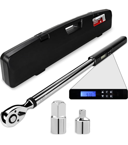 ABN Digital Torque Wrench – 1/2” Drive, 25–250 ft-lb