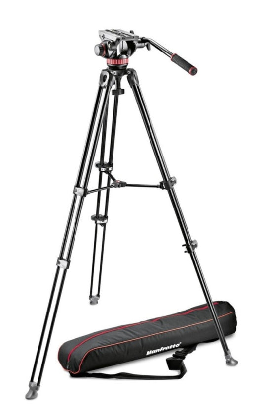 SIRUI P-325FS Camera Monopod Kit, 58.4" Lightweight Telescopic Carbon Fiber Video Monopod with Video Head, Tripod Stand, Flip Locks for DSRL Camera