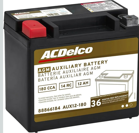 ACDelco AGM Auxiliary Battery P/N: 88866184