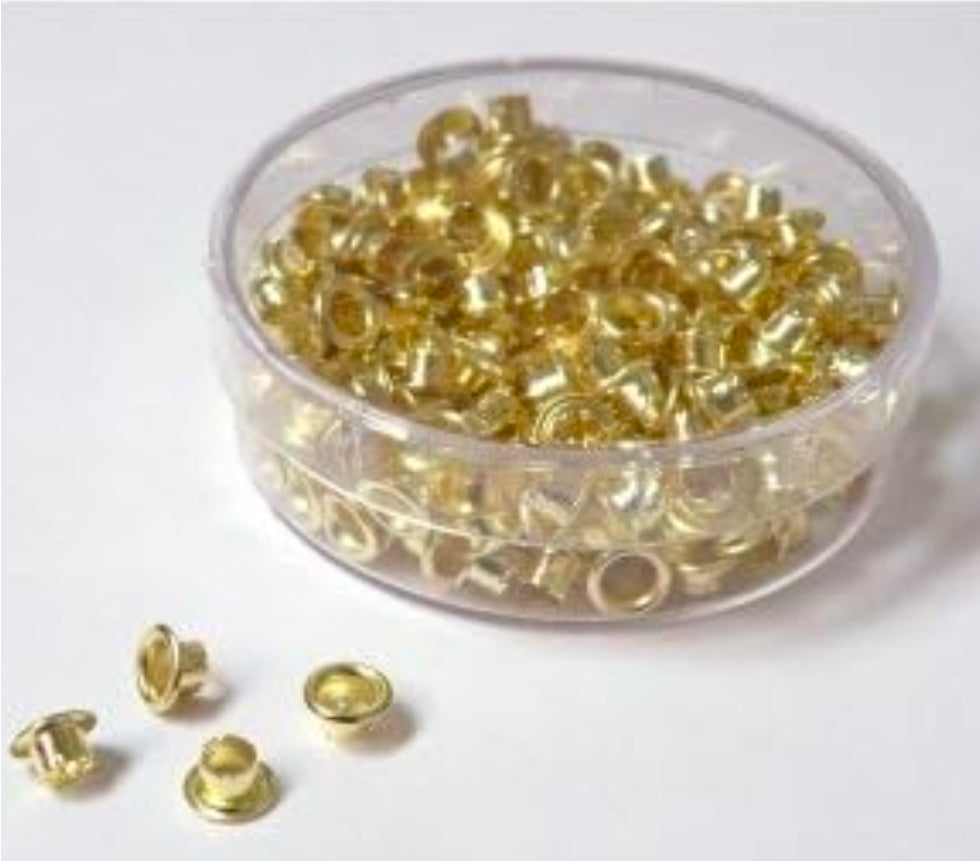Akiles Brass-plated Eyelets for AEP Eyelet System [pack of 250]